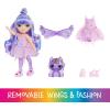 imageRainbow High Littles Rainbow Fantasy Fairies  Pet  Amethyst Purple 55quot Posable Small Doll ampamp Fantasy Pegasus Unicorn Pet with Interchangeable Fairy Wings Kids Gift 4