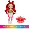 imageRainbow High Littles Rainbow Fantasy Fairies  Pet  Apple Red 55quot Posable Small Doll ampamp Fantasy Deer Pet with Interchangeable Fairy Wings Kids Gift 4