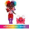 imageRainbow High Littles Rainbow Fantasy Fairies  Pet  Astrid Rainbow 55quot Posable Small Doll ampamp Fantasy Butterfly Pet with Interchangeable Fairy Wings Kids Gift 4