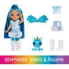 imageRainbow High Littles Rainbow Fantasy Fairies  Pet  Sapphire Blue 55quot Posable Small Doll ampamp Fantasy Dog Pet with Interchangeable Fairy Wings Kids Gift 4