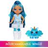 imageRainbow High Littles Rainbow Fantasy Fairies  Pet  Sapphire Blue 55quot Posable Small Doll ampamp Fantasy Dog Pet with Interchangeable Fairy Wings Kids Gift 4
