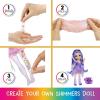 imageRainbow High Rainbow Shimmers with Slime  Violet Purple 11 Fashion Doll Create a Rainbow Doll Slime Kit Pet Squirrel Kids Gift 4