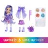 imageRainbow High Rainbow Shimmers with Slime  Violet Purple 11 Fashion Doll Create a Rainbow Doll Slime Kit Pet Squirrel Kids Gift 4