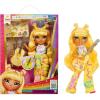 imageRainbow High Jr High Rock Band  Sunny Yellow 9 Fashion Doll with Guitar Customize with Stickers Posable Great Toy Gift for Kids Ages 4