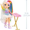 imageRainbow High Jr High Rock Band  Amaya Rainbow 9 Fashion Doll with Keyboard Customize with Stickers Posable Great Toy Gift for Kids Ages 4