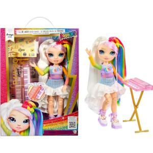 imageRainbow High Jr High Rock Band  Amaya Rainbow 9 Fashion Doll with Keyboard Customize with Stickers Posable Great Toy Gift for Kids Ages 4
