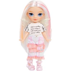 imageRainbow High Littles Rainbow Fantasy Fairies  Pet  Opal Rainbow 55quot Posable Small Doll ampamp Fantasy Owl Pet with Interchangeable Fairy Wings Kids Gift 4
