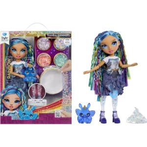 imageRainbow High Rainbow Shimmers with Slime  Skyler Blue 11 Fashion Doll Create a Rainbow Doll Slime Kit Pet Bunny Kids Gift 4