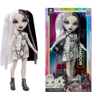 imageRainbow High Shadow High Heather  Grayscale 11 Fashion Doll Black and White Hair ampamp Outfit ampamp Handbag