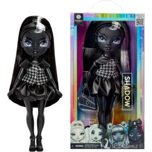 imageRainbow High Shadow High Shanelle Onyx Grayscale 11 Fashion Doll Black hair Black Outfit Stylish Handbag Great Gift for Kids 410 years Old