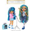 imageRainbow High Jr High Rock Band  Skyler Blue 9 Fashion Doll with Microphone Plus Stand and Amp Customize with Stickers Posable Great Toy Gift for Kids Ages 4