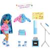 imageRainbow High Jr High Rock Band  Skyler Blue 9 Fashion Doll with Microphone Plus Stand and Amp Customize with Stickers Posable Great Toy Gift for Kids Ages 4