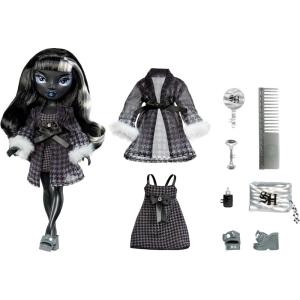 image:imageRainbow High Shadow High Girls Night Shanelle Onyx Grayscale 11quot Fashion Doll Black Hair Black Outfit Girls Night Accessories and Comb