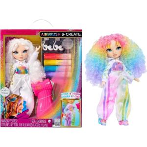 image:imageRainbow High Air Brush amp Create DIY Fashion Doll with Airbrush Marker Kit Washable Rainbow Markers Long Hair Green Eyes Color Create Play Rinse and Repeat Creative 412