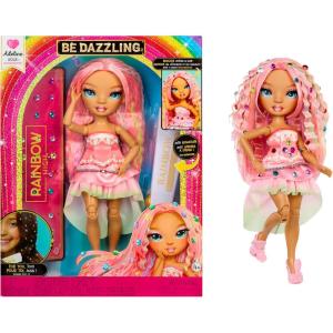image:imageRainbow High Be Dazzling Fashion Dolls Adeline Rose Pink with Bedazzler Tool and Sparkle Gems
