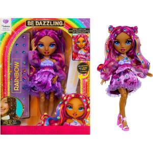 image:imageRainbow High Be Dazzling Fashion Dolls Noemie Violette Purple with Bedazzler Tool and Sparkle Gems