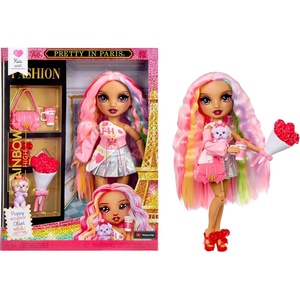 image:imageRainbow High Pretty in Paris Fashion  Kia Hart Soft Pink Rainbow 11 Fashion Doll with Outfit Stylish Handbag Girls Toy Gift for Kids Ages 412 Years