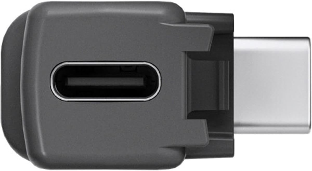 insta360 Mic Adapter One X2  Input for External Microphones Type-C and 3.5mm Audio Ports Input for External Microphones Type-C and 3.5mm Audio Ports)