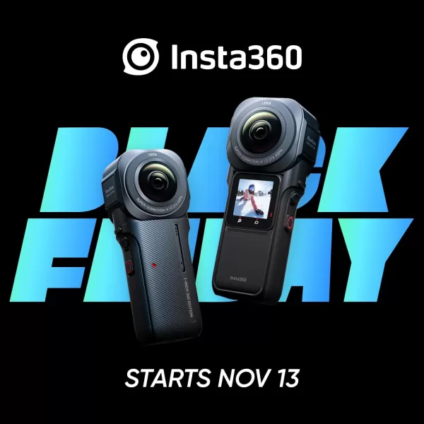 Insta360 ONE RS 1-Inch 360 Edition - 6K 360 Camera with Dual 1-Inch Sensors, Co-Engineered with Leica, 21MP Photo, FlowState Stabilization, Superb Low Light, Water Resistant