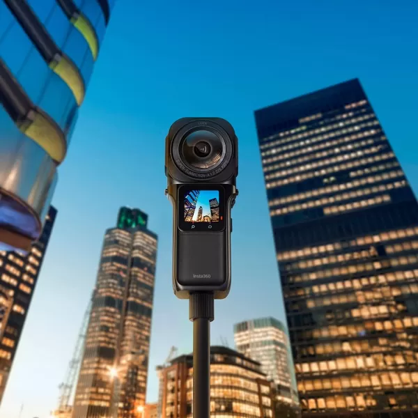 Insta360 ONE RS 1-Inch 360 Edition - 6K 360 Camera with Dual 1-Inch Sensors, Co-Engineered with Leica, 21MP Photo, FlowState Stabilization, Superb Low Light - Get Set Kit