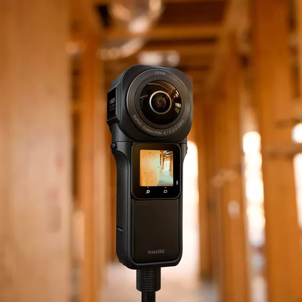 Insta360 ONE RS 1-Inch 360 Edition - 6K 360 Camera with Dual 1-Inch Sensors, Co-Engineered with Leica, 21MP Photo, FlowState Stabilization, Superb Low Light - Get Set Kit