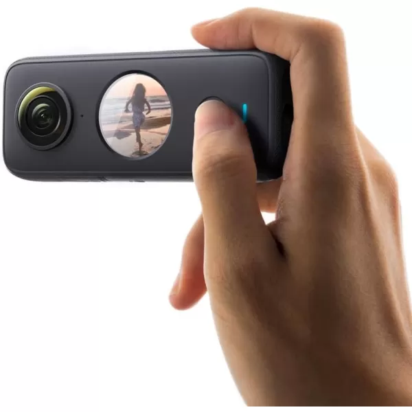 Insta360 ONE X2 360 Degree Waterproof Action Camera, 5.7K 360, Stabilization, Touch Screen, AI Editing, Live Streaming, Webcam, Voice Control