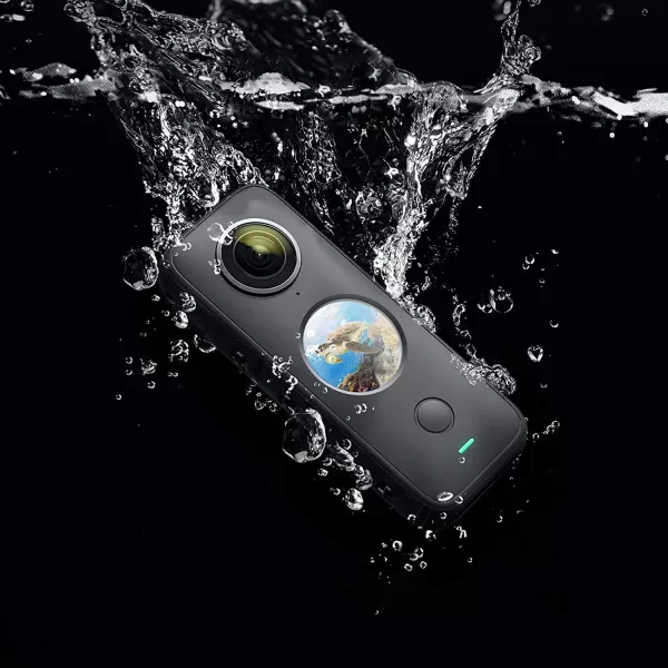 Insta360 ONE X2 360 Degree Waterproof Action Camera, 5.7K 360, Stabilization, Touch Screen, AI Editing, Live Streaming, Webcam, Voice Control )
