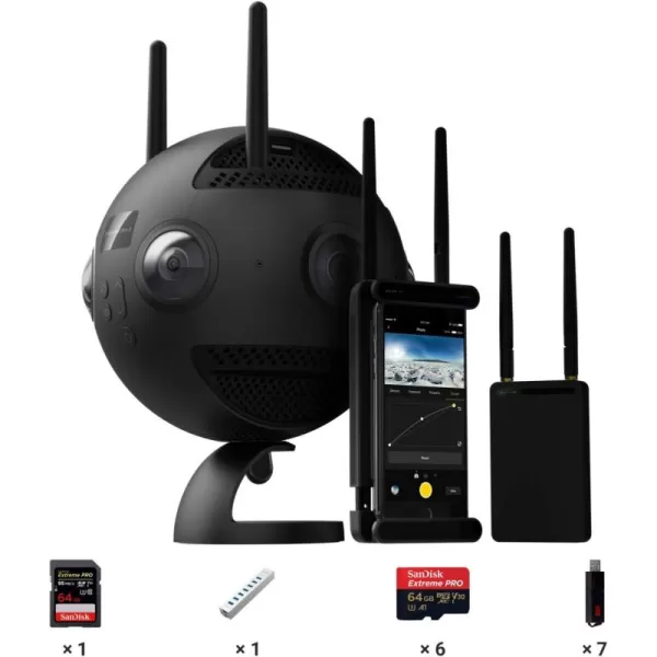 Insta360 PRO 2 &amp; Farsight, Professional 360 8K 3D Camera )