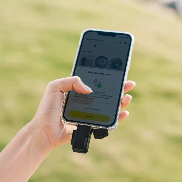 Insta360 Quick Reader, Vertical Version, Compatible with ONE X2, ONE RS 1-Inch 360 Edition