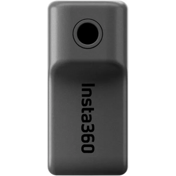 insta360 Mic Adapter One X2  Input for External Microphones Type-C and 3.5mm Audio Ports Input for External Microphones Type-C and 3.5mm Audio Ports)