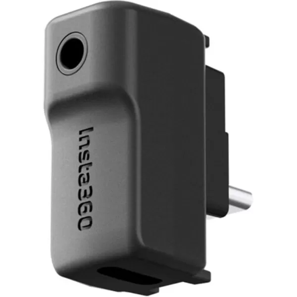 insta360 Mic Adapter One X2  Input for External Microphones Type-C and 3.5mm Audio Ports Input for External Microphones Type-C and 3.5mm Audio Ports)