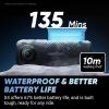 imageInsta360 X4 Creator Bundle  8K Waterproof 360 Action Camera 4K WideAngle Video Invisible Selfie Stick Removable Lens Guards 135 Min Battery Life AI Editing Stabilization for Sports TravelMotorcycle Handlebar Bundle No Micro SD Card