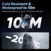 imageInsta360 X4 GPS Bundle 8K Waterproof 360 Action Camera 4K WideAngle Video Invisible Selfie Stick Effect Removable Lens Guards 135 Min Battery Life AI Editing Stabilization for Sports TravelGetSet Bundle No Micro SD Card