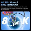 imageInsta360 X4 GPS Bundle 8K Waterproof 360 Action Camera 4K WideAngle Video Invisible Selfie Stick Effect Removable Lens Guards 135 Min Battery Life AI Editing Stabilization for Sports TravelStandard Bundle No Micro SD Card