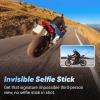 imageInsta360 X4 GPS Bundle 8K Waterproof 360 Action Camera 4K WideAngle Video Invisible Selfie Stick Effect Removable Lens Guards 135 Min Battery Life AI Editing Stabilization for Sports TravelMotorcycle Bundle 256GB Micro SD Card