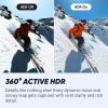 imageInsta360 X4 GPS Bundle 8K Waterproof 360 Action Camera 4K WideAngle Video Invisible Selfie Stick Effect Removable Lens Guards 135 Min Battery Life AI Editing Stabilization for Sports TravelSki Bundle No Micro SD Card