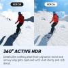 imageInsta360 X4 GPS Bundle 8K Waterproof 360 Action Camera 4K WideAngle Video Invisible Selfie Stick Effect Removable Lens Guards 135 Min Battery Life AI Editing Stabilization for Sports TravelSnowboard Bundle No Micro SD Card