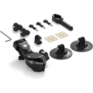 imageInsta360 Motorcycle Bundle Universal Powerful Clamp and Flexible Adhesive Mount for Cameras