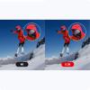 imageInsta360 ONE R 360 Edition  57K 360 Degree Camera with Stabilization IPX8 Waterproof Invisible Selfie Stick Effect Touch Screen AI EditingRed