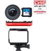 imageInsta360 ONE R 360 Edition  57K 360 Degree Camera with Stabilization IPX8 Waterproof Invisible Selfie Stick Effect Touch Screen AI EditingRed