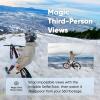 imageInsta360 X3 Snow Kit New Version  360 Action Camera with 57K 360 Active HDR Video 4K SingleLens Camera Waterproof FlowState Stabilization 229quot Touchscreen AI Editing WintersportsBike Kit
