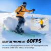 imageInsta360 X3 Snow Kit New Version  360 Action Camera with 57K 360 Active HDR Video 4K SingleLens Camera Waterproof FlowState Stabilization 229quot Touchscreen AI Editing WintersportsSnow Kit
