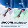 imageInsta360 X3 Snow Kit New Version  360 Action Camera with 57K 360 Active HDR Video 4K SingleLens Camera Waterproof FlowState Stabilization 229quot Touchscreen AI Editing WintersportsSnow Kit