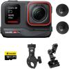 imageInsta360 Ace Pro Snow Bundle  Waterproof Action Camera CoEngineered with Leica Flagship 113quot Sensor and AI Noise Reduction for Unbeatable Image Quality 4K120fps 24quot Flip Screen ampamp AI FeatureMotorcycle Kit