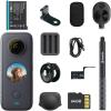 imageInsta360 ONE X2360 Degree Waterproof Action Camera 57K 360 Stabilization Touch Screen AI Editing Live Streaming Webcam Voice Control Ultimate Kit