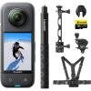 imageInsta360 X3  Waterproof 360 Action Camera with 12quot 48MP Sensors 57K 360 Active HDR Video 72MP 360 Photo 4K SingleLens 60fps Me Mode Stabilization 229quot Touchscreen AI Editing Snow Kit