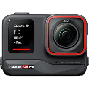 imageInsta360 Ace Pro Battery Kit  Waterproof Action Camera CoEngineered with Leica Flagship 113quot Sensor and AI Noise Reduction for Unbeatable Image Quality 4K120fps 24quot Flip Screen ampamp AI FeaturesStandalone