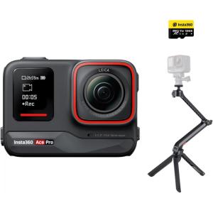 imageInsta360 Ace Pro Creator Kit  Waterproof Action Camera CoEngineered with Leica Flagship 113quot Sensor and AI Noise Reduction for Unbeatable Image Quality 4K120fps 24quot Flip Screen ampamp AI Features