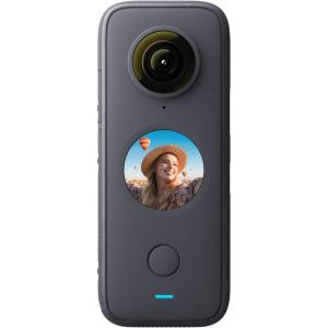 imageInsta360 ONE X2 360 Degree Waterproof Action Camera 57K 360 Stabilization Touch Screen AI Editing Live Streaming Webcam Voice Control