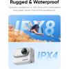 imageInsta360 GO3 128GBWater Sports Vlogging Camera for Creators Vloggers Mini Action Camera with Flip Touchscreen Light and Portable HandsFree POV Mount Anywhere Stabilization Remote Preview